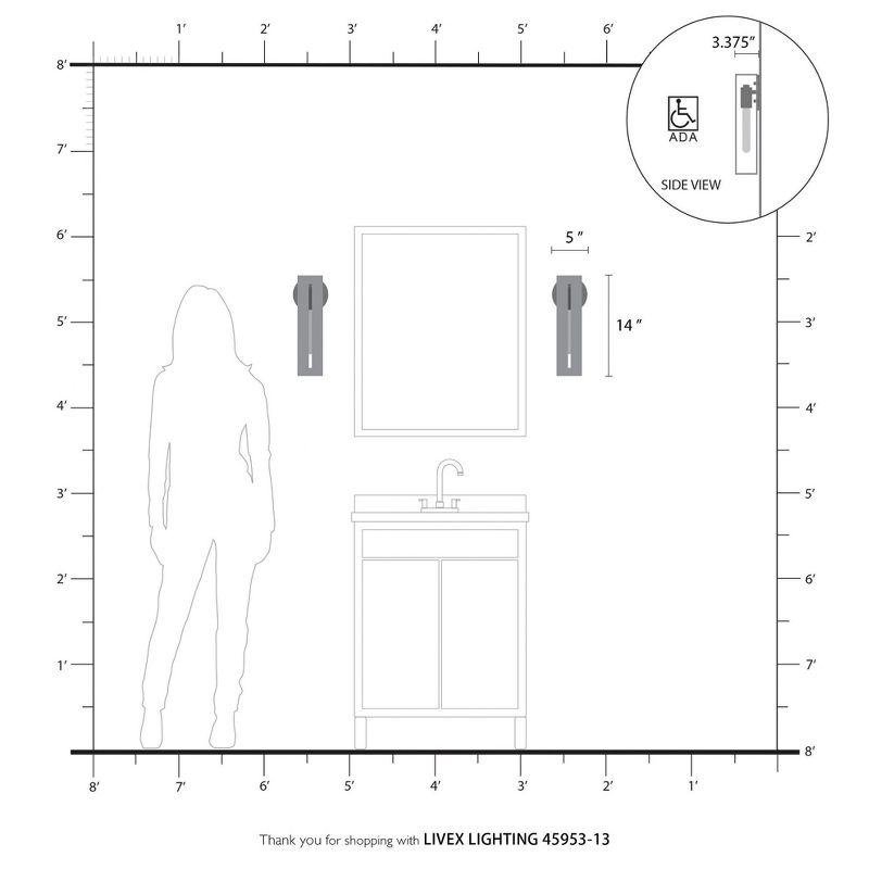 Livex Lighting Soma 1 - Light Wall Light in  Textured White