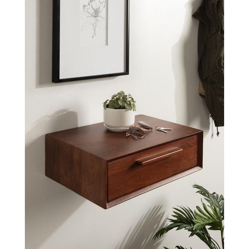 Kate and Laurel McCutcheon Wood Storage Shelf