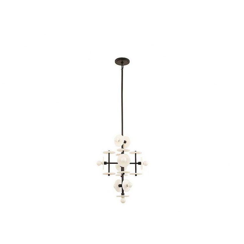 Savoy House Amani 9 - Light Pendant in  Black Cashmere