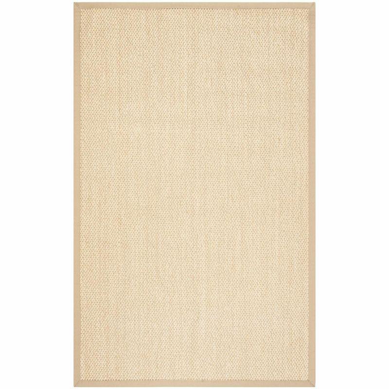 Coastal Charm Hand-Knotted Ivory Cotton 6' x 9' Area Rug