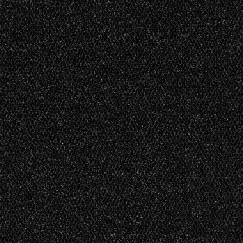 24" 10pk Self Stick Carpet Tile Charcoal - Foss Floors: Indoor/Outdoor Polyester Flooring, Water-Resistant