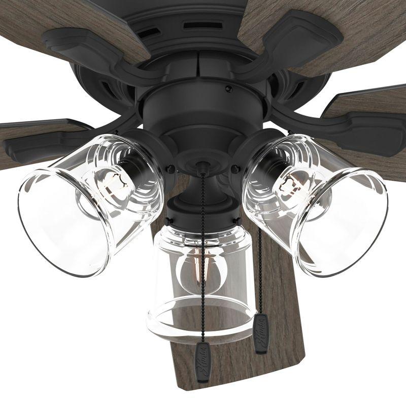 52" Rosner 5 - Blade Ceiling Fan With Lights and Pull Chains