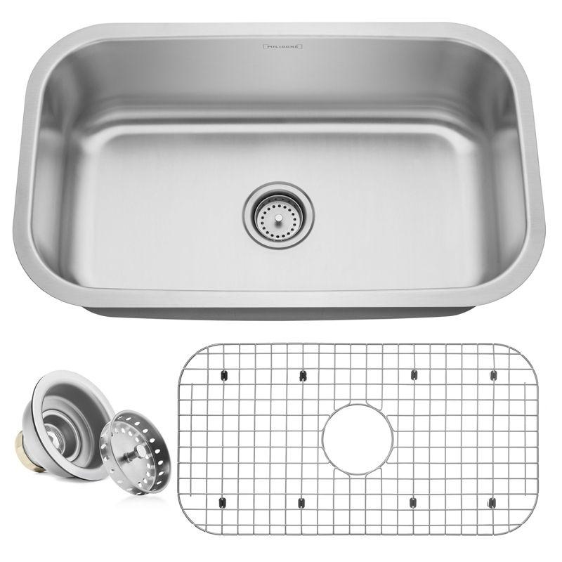 30'' L Undermount Single Bowl Stainless Steel Kitchen Sink