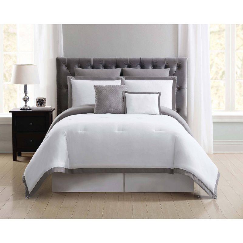 Truly Soft Everyday Modern & Contemporary Box Stitch Comforter Set