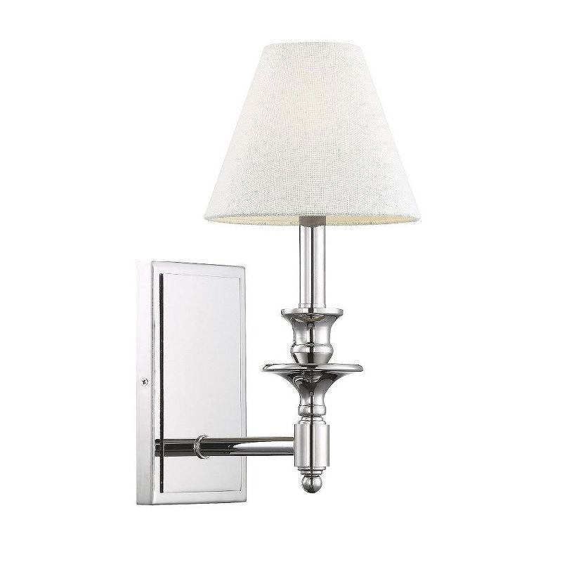 Savoy House Washburn 1 - Light Wall Light in  Polished Nickel