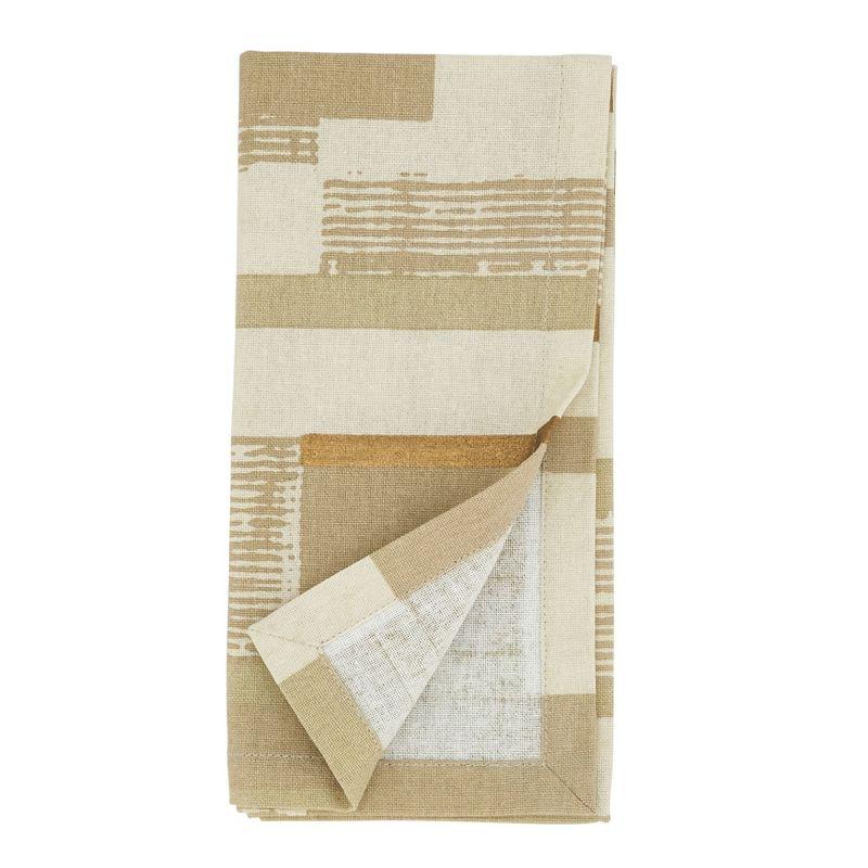 100% Cotton Geometric Square Napkin