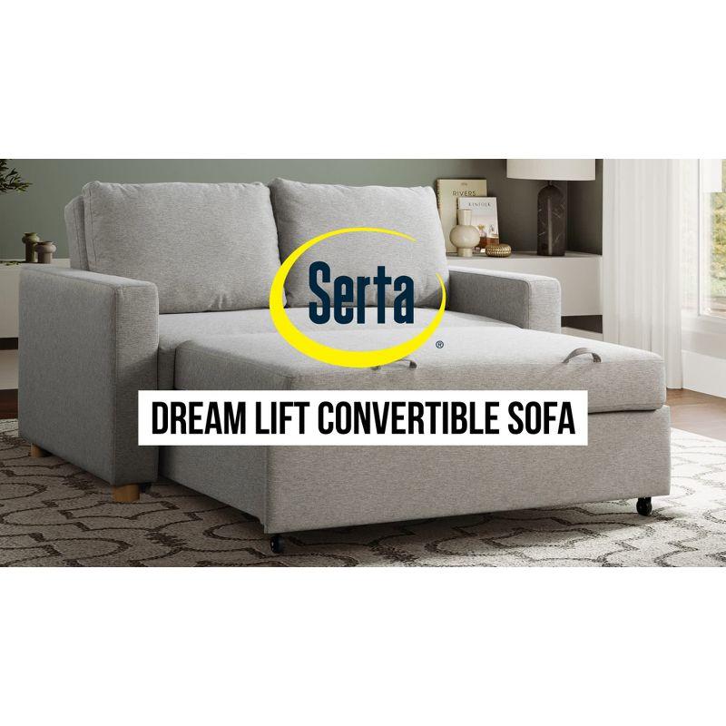 Serta Trinity Full Size Convertible Sleeper Sofa