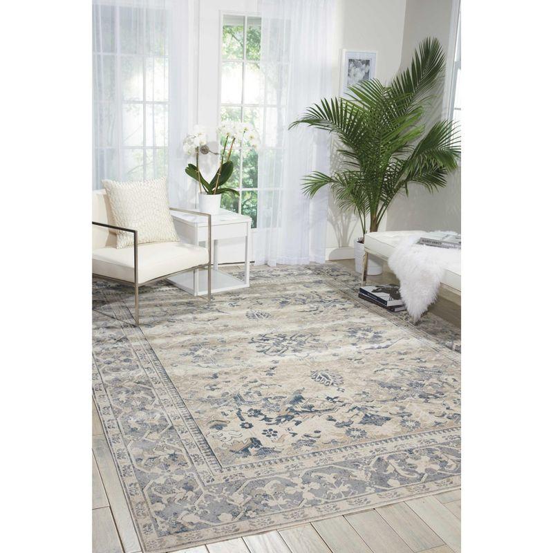 Malta Ivory Rectangular French Country Accent Rug