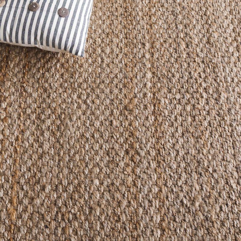 Natural Fiber NF402 Handmade Indoor Area Rug - Natural - 6'x6' - Safavieh