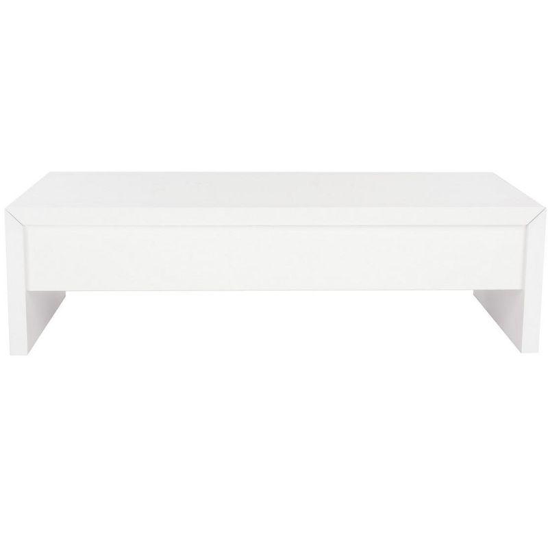 Kinsley Lift-Top Coffee Table - White - Safavieh