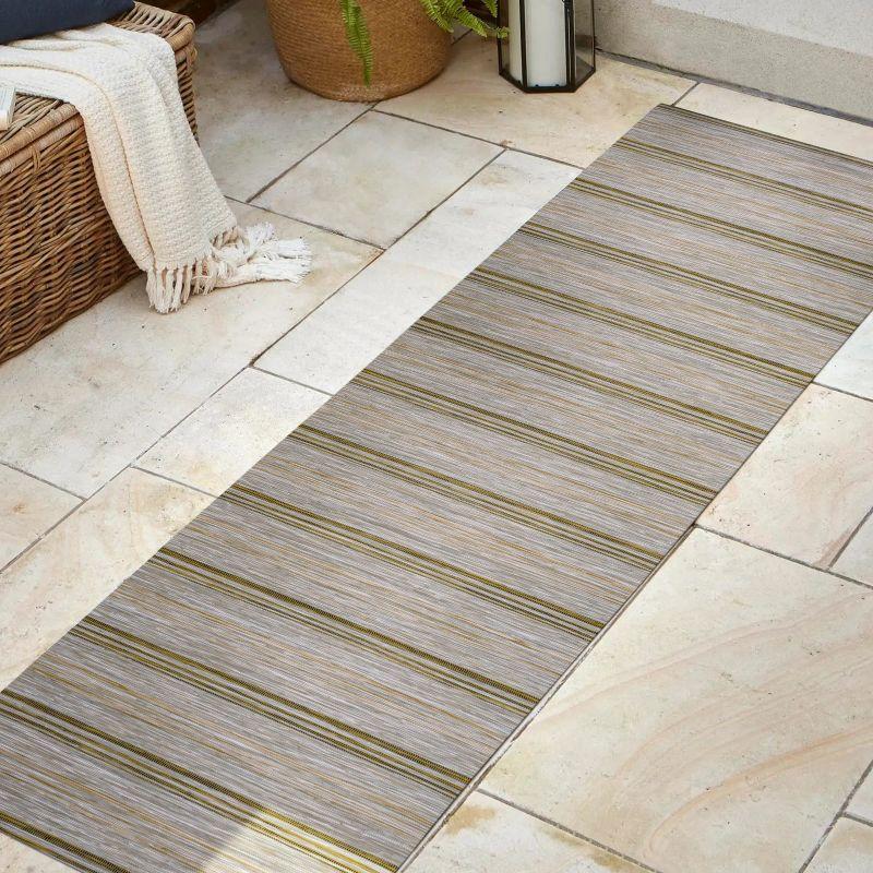 Bo Modern Farmhouse Wide Stripe Area Rug  - JONATHAN Y