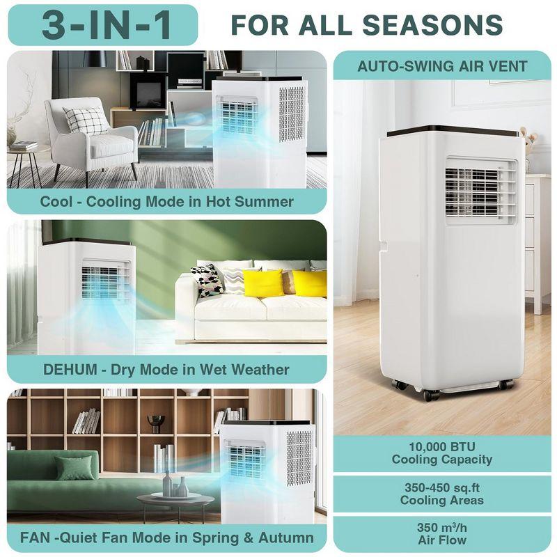 Portable Air Conditioners with Remote Control, 10000 BTU Portable AC Unit