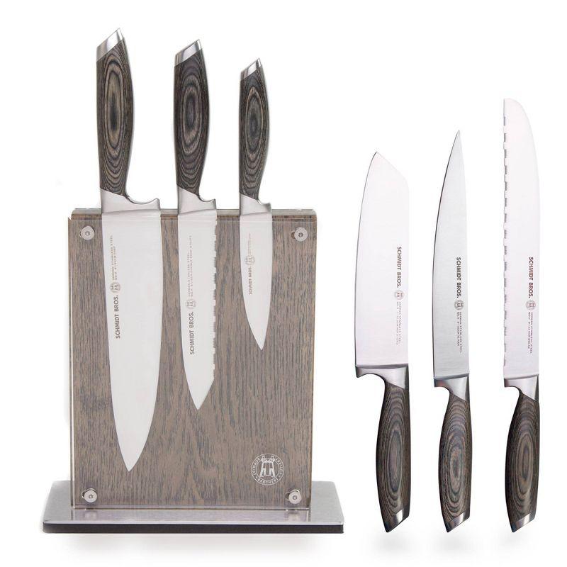 Schmidt Brothers Cutlery Schmidt Brothers™ Cutlery Bonded Ash 7-Piece knife Block Set