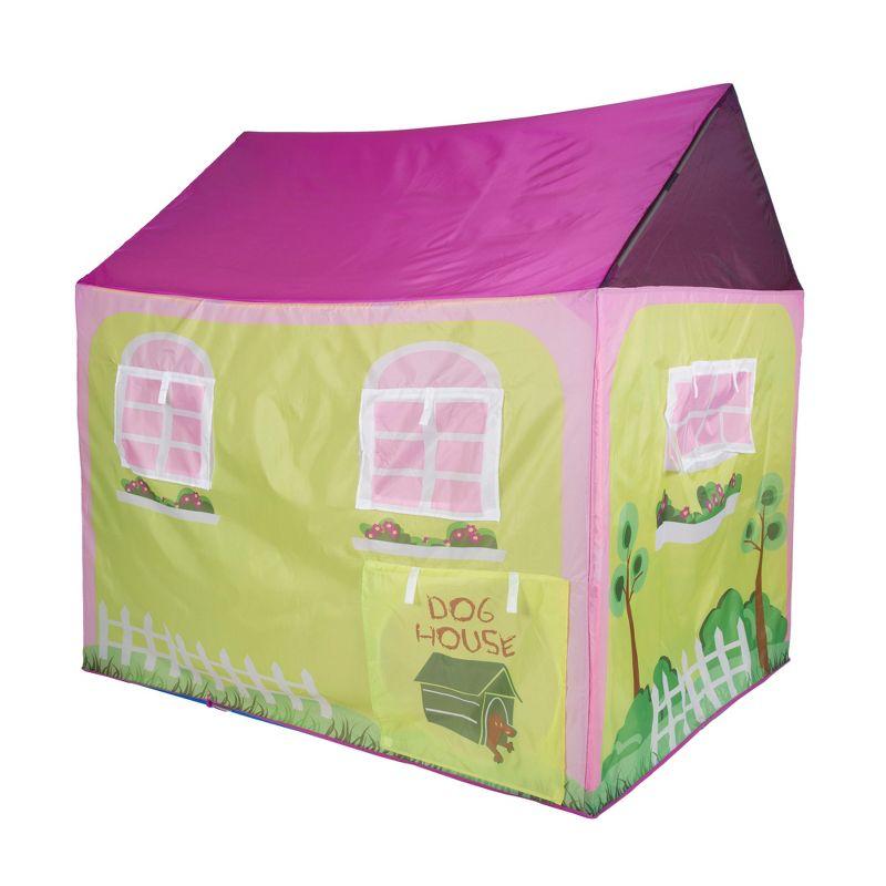 Pink and Yellow Cottage House Kids Play Tent 58" x 48"