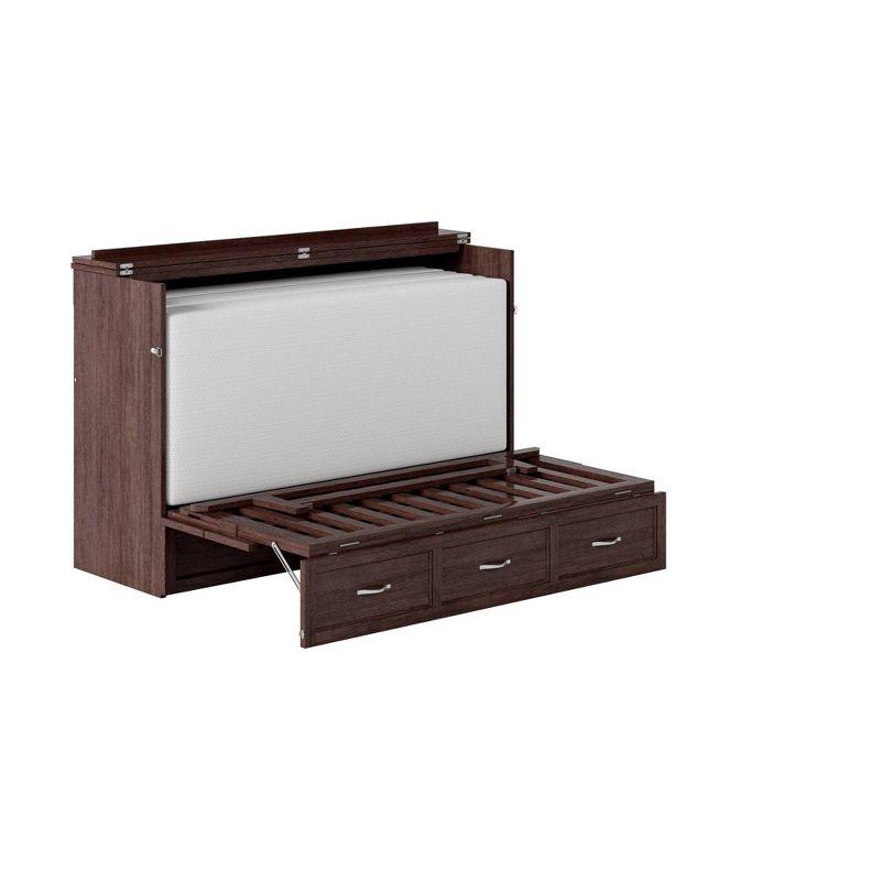 Queen Deerfield Murphy Bed Chest with Charging Station - AFI Atlantic Furniture