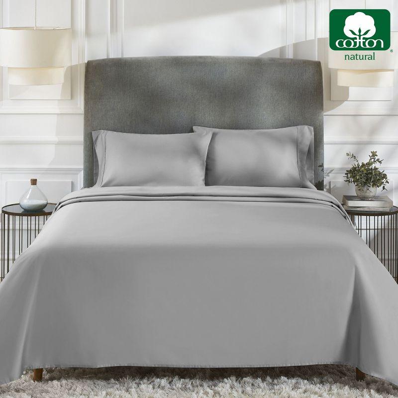 Cotton Sheets Set - Softest 400 Thread Count Bed Sheets, 100% Cotton Sateen, Cooling, Deep Pocket by California Design Den