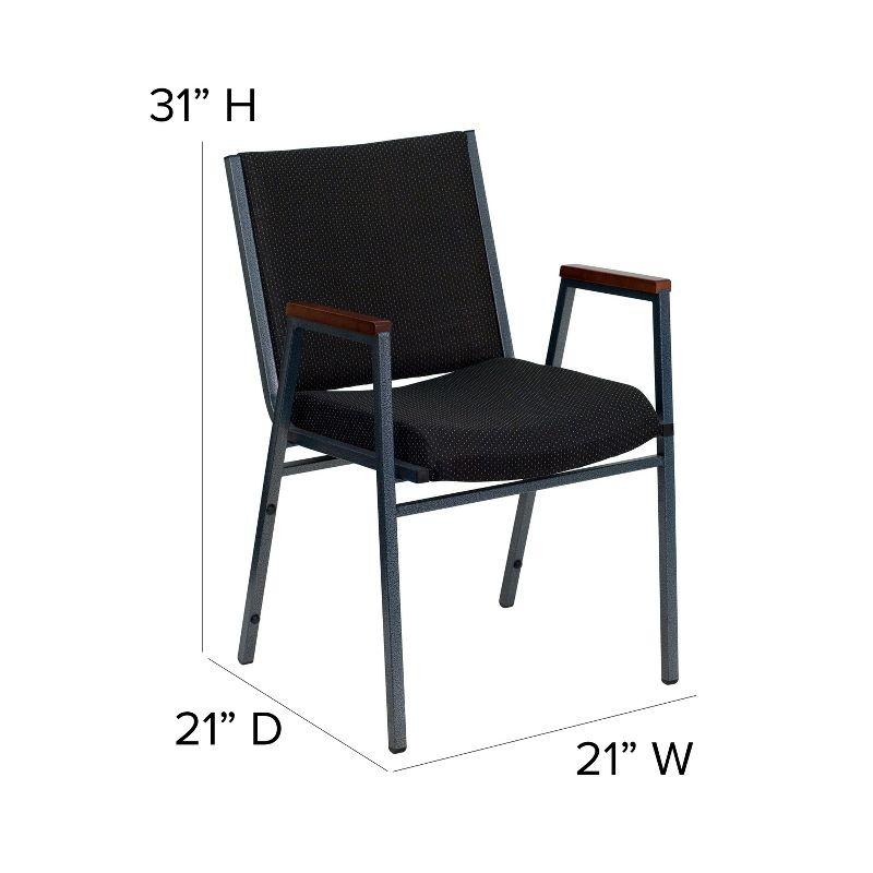 Aliya Heavy Duty Stack Chair with Arms