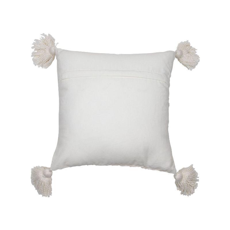 Kira Tassels Cotton Throw Pillow