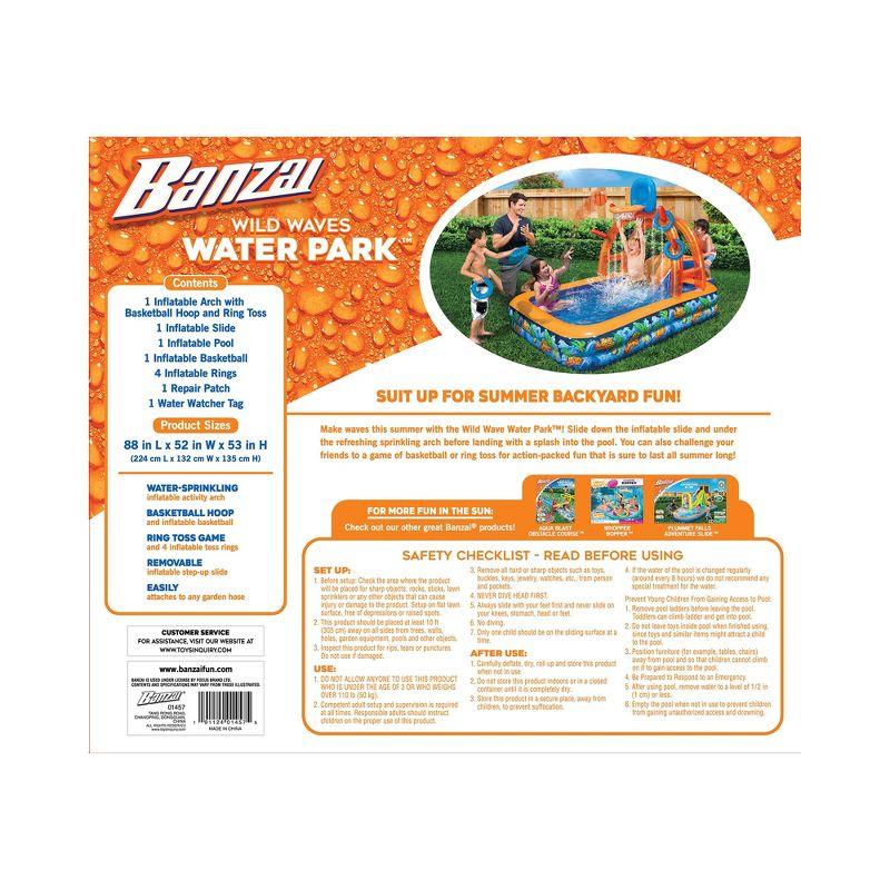 Banzai 52' x '88 Bounce House with Water Slide