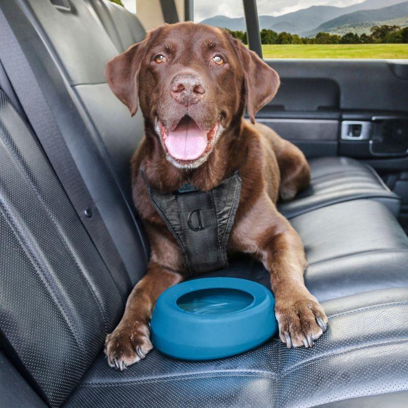 Kurgo 24oz Splash Free Wander Dog Bowl - Costal Blue