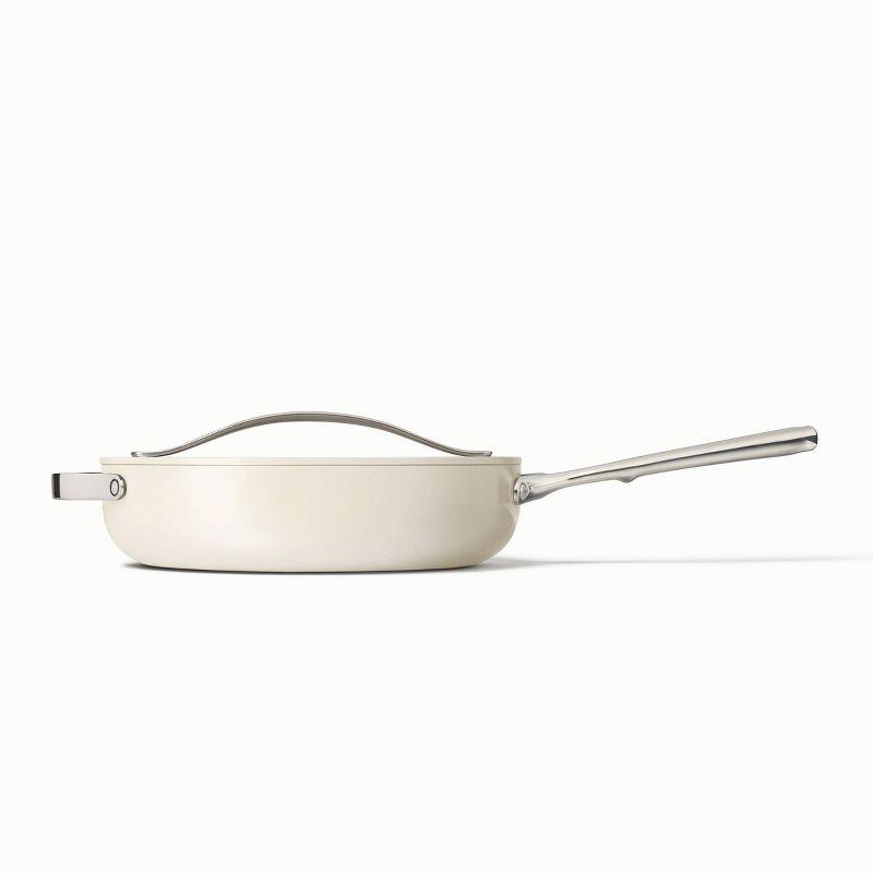 Caraway Home Cream Non-Stick Ceramic Sauté Pan