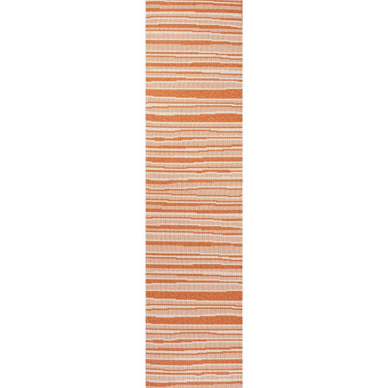 Castara Wavy Stripe Modern Indoor/Outdoor Area Rug - JONATHAN Y