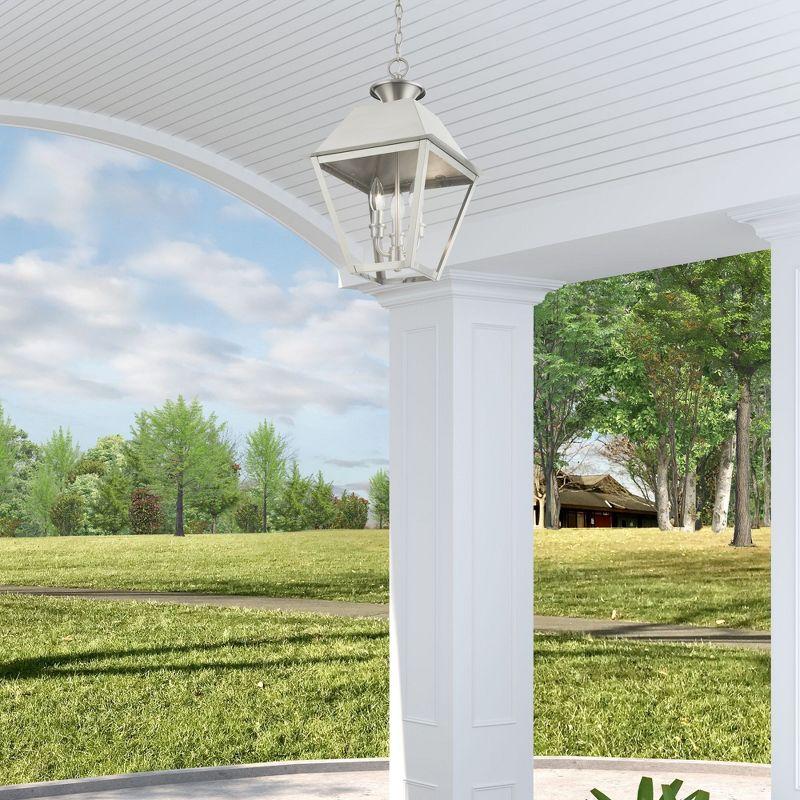 Livex Lighting Wentworth 3 - Light Pendant in  Brushed Nickel