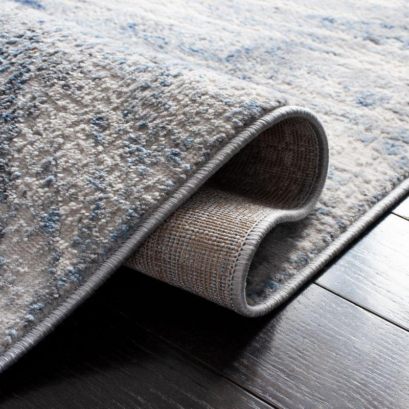 Amelia ALA449 Power Loomed Indoor Area Rug - Grey/Blue - 4'5"x6'5" - Safavieh