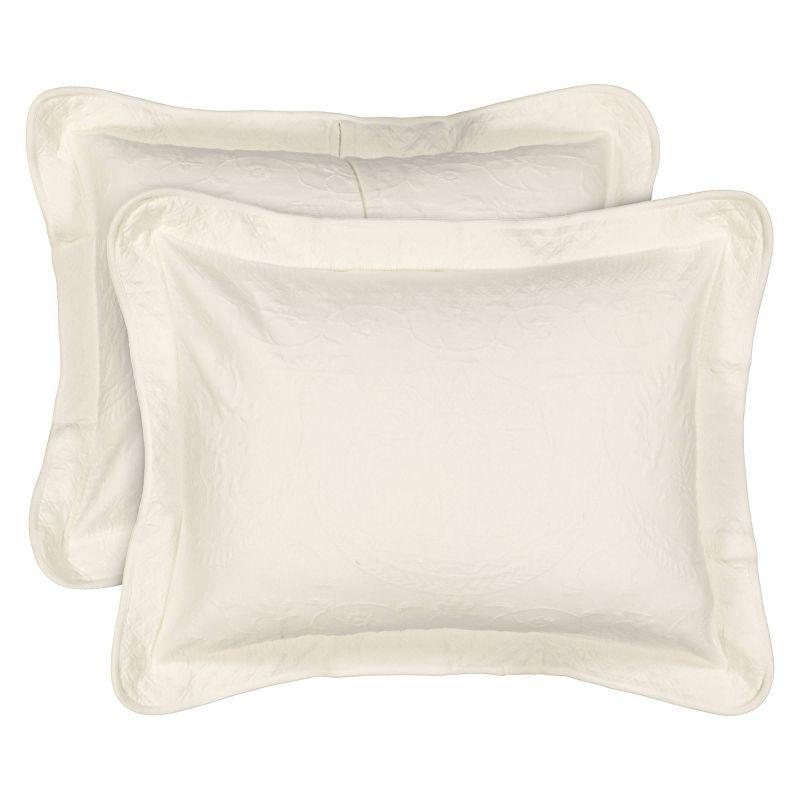 Historic Charleston King Charles Matelasse Cotton Pillow Sham