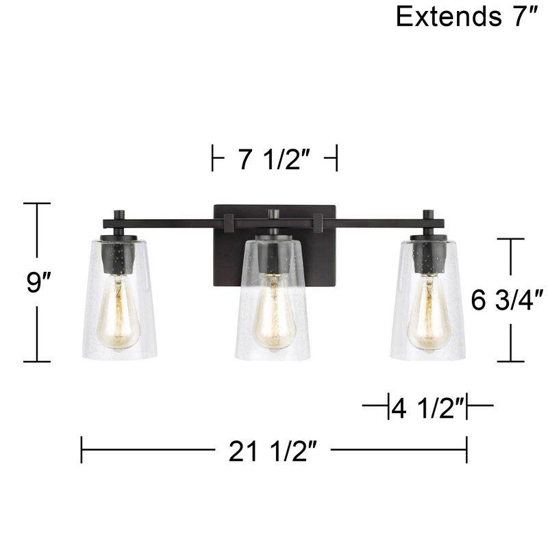 Generation Lighting Mercer 21 1/2" Wide Oil-Rubbed Bronze 3-Light Bath Light