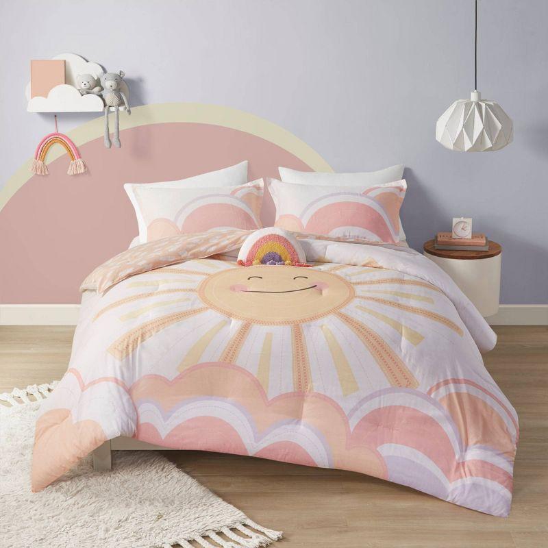 Dawn Sunshine Clouds Reversible Comforter Set