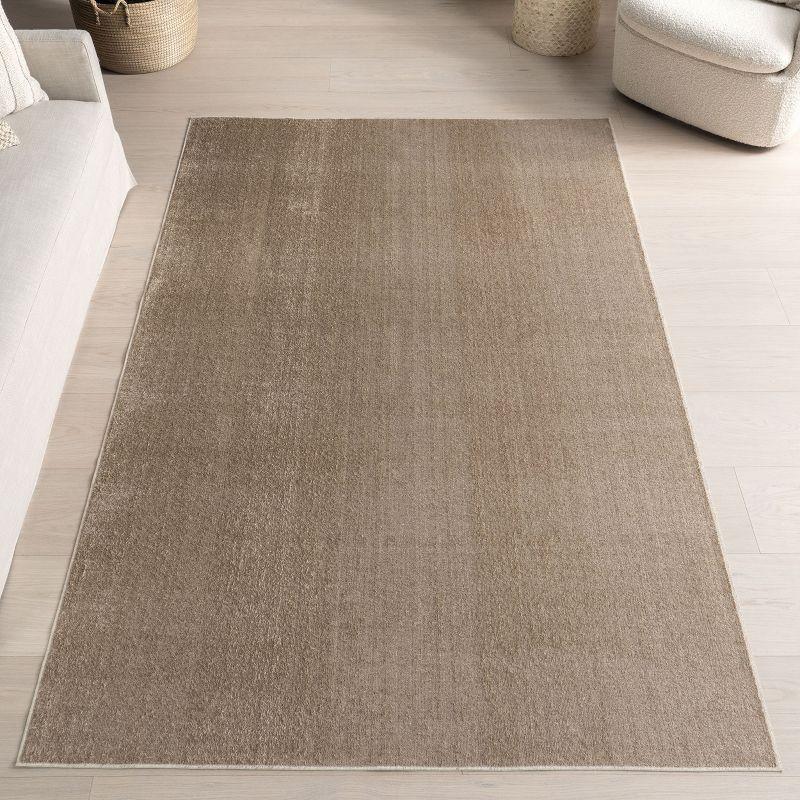 Nuloom Alena Solid Machine Washable Indoor Area Rug