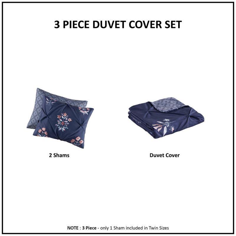 Madison Park Marfa 3 Piece Pintuck Duvet Cover Set