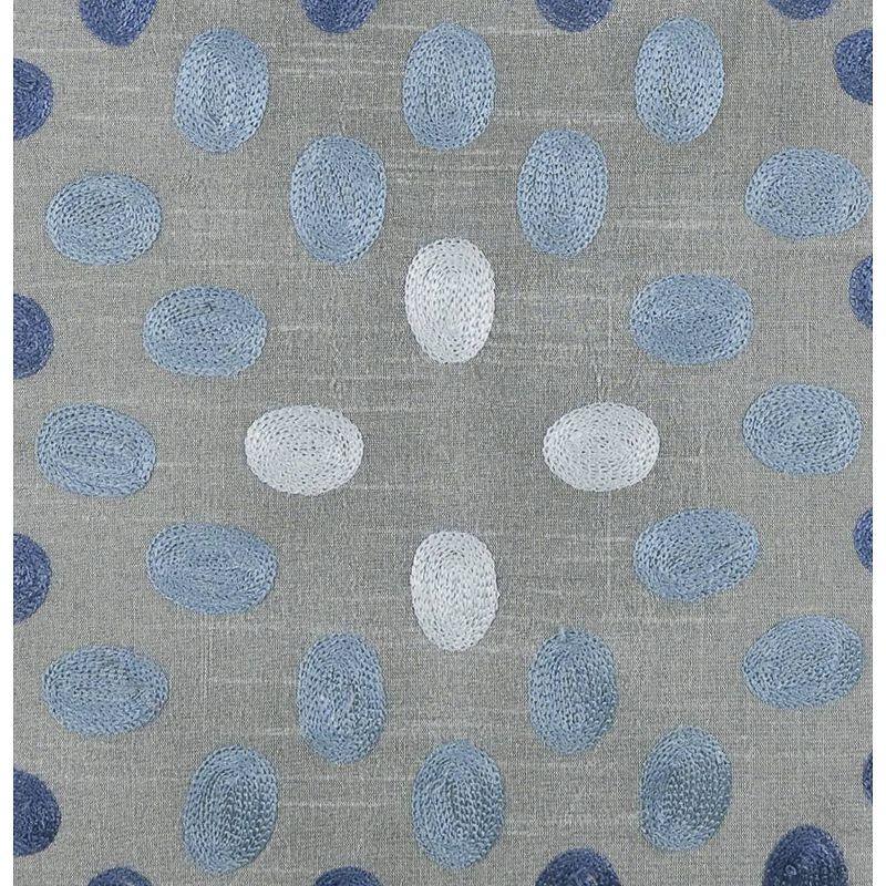 Throw Pillow with Embroidered Details