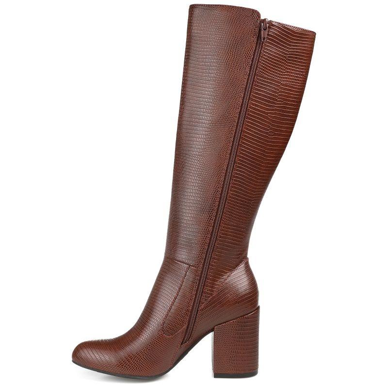Journee Collection Extra Wide Calf Women's Tavia Boot Brown 10