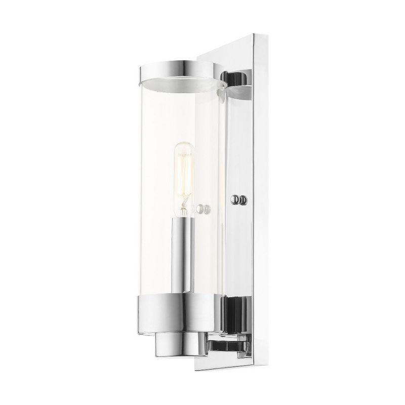 Livex Lighting Hillcrest 1 - Light Wall Light in  Polished Chrome