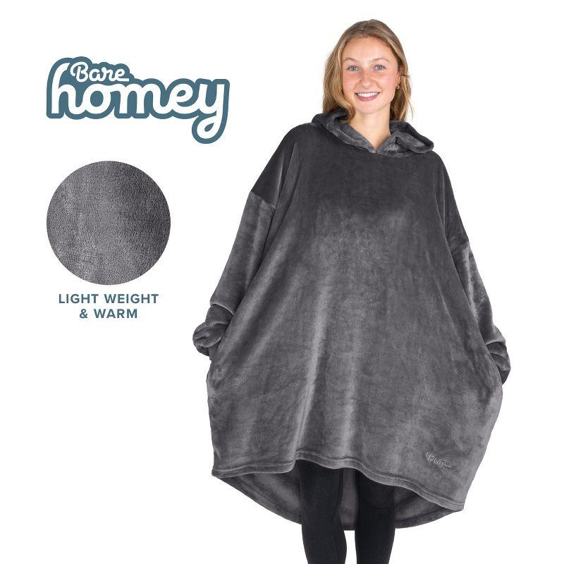 Bare Home Bare Homey B-Chill Microplush Wearable Blanket