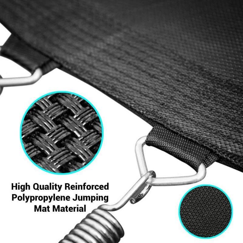 SereneLife Outdoor Trampoline With Enclosure 12Ft - Full Size Backyard Trampoline With Safety Net - Enclosed Trampoline For Kids, Teen, Adult - 12 Feet Indoor Outdoor Trampolines