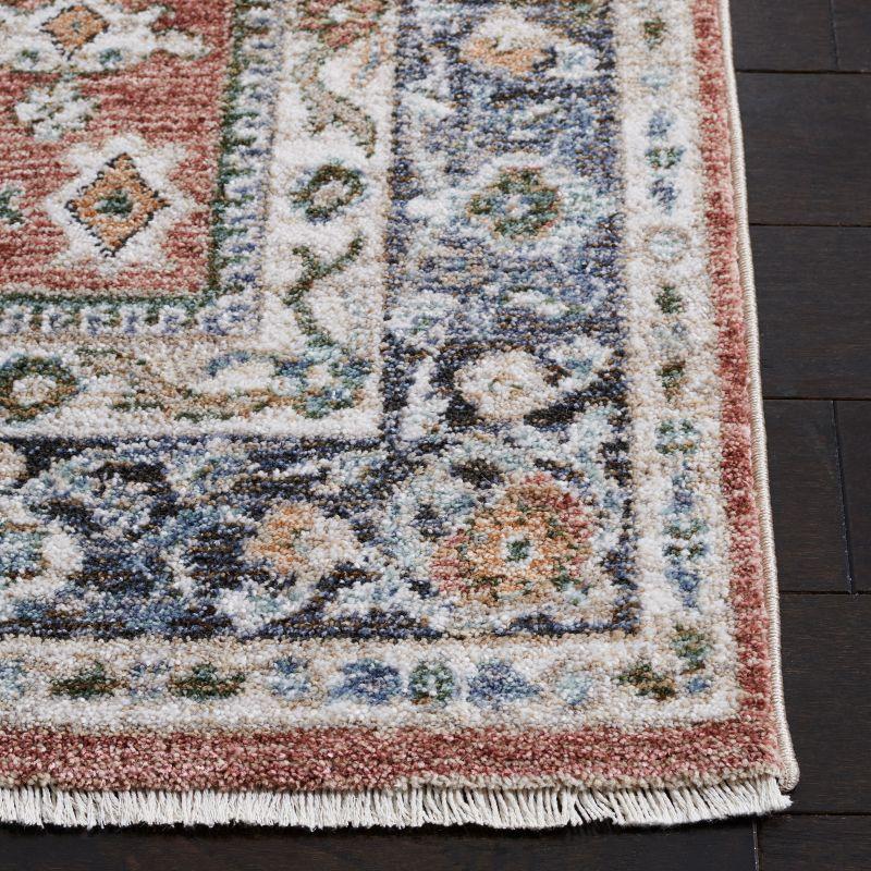 Handmade Blue Synthetic Square Area Rug 59"