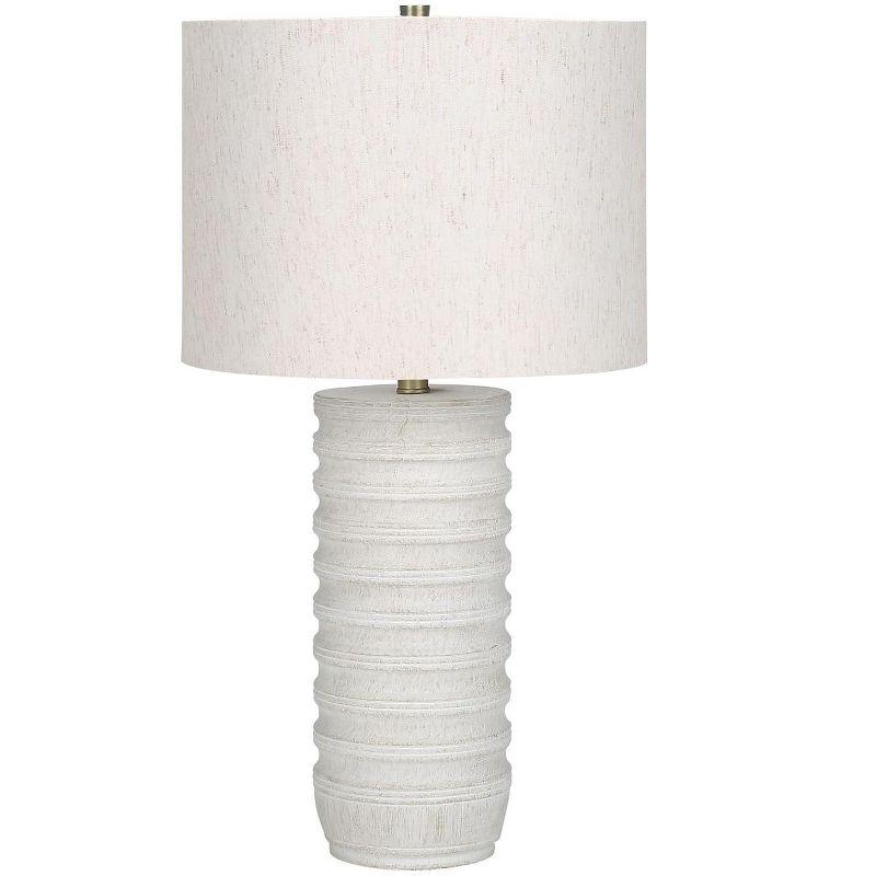 Monarch Specialties Lighting 28inchH Table Lamp Cream Resin Ivory / Cream Shade Transitional