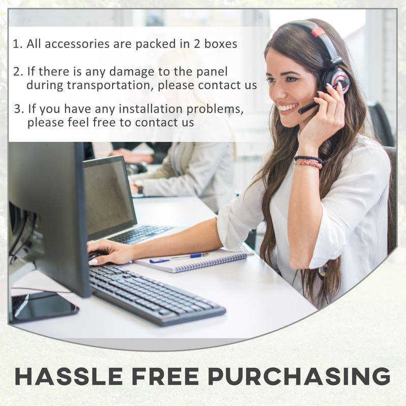 Outsunny Backyard  3.6 ft. W x 5.8 ft. D Metal Traditional Storage Shed