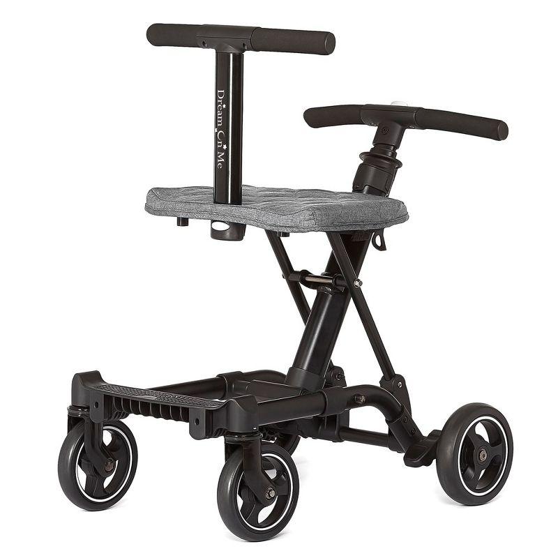 Dream On Me Coast Rider Travel Stroller Lightweight Stroller Compact Portable Vacation Friendly Stroller, Gray