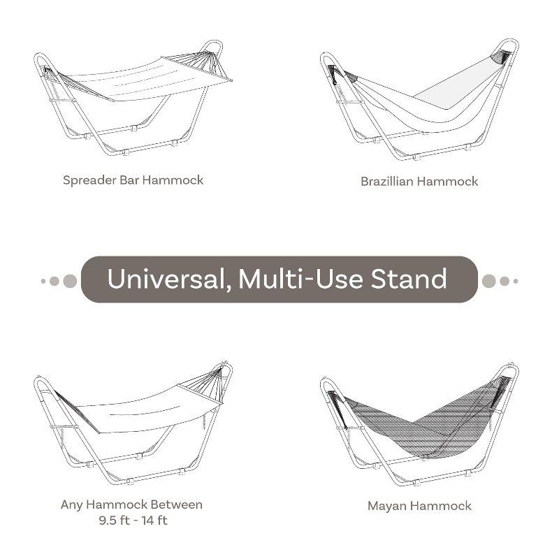 Powder-Coated Steel Multi-Use Universal Hammock Stand