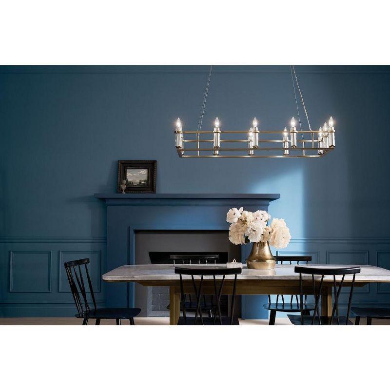 Kichler Lighting Rosalind 12 - Light Chandelier in  Brushed Natural Brass
