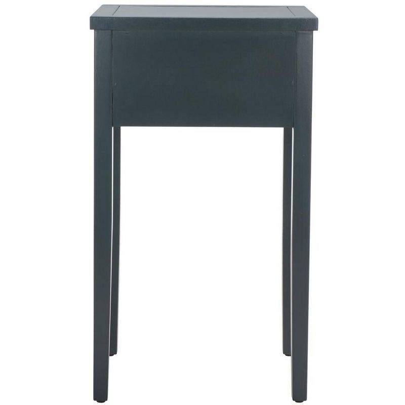 Abel Nightstand With Storage Drawer - Dark Teal - Safavieh.