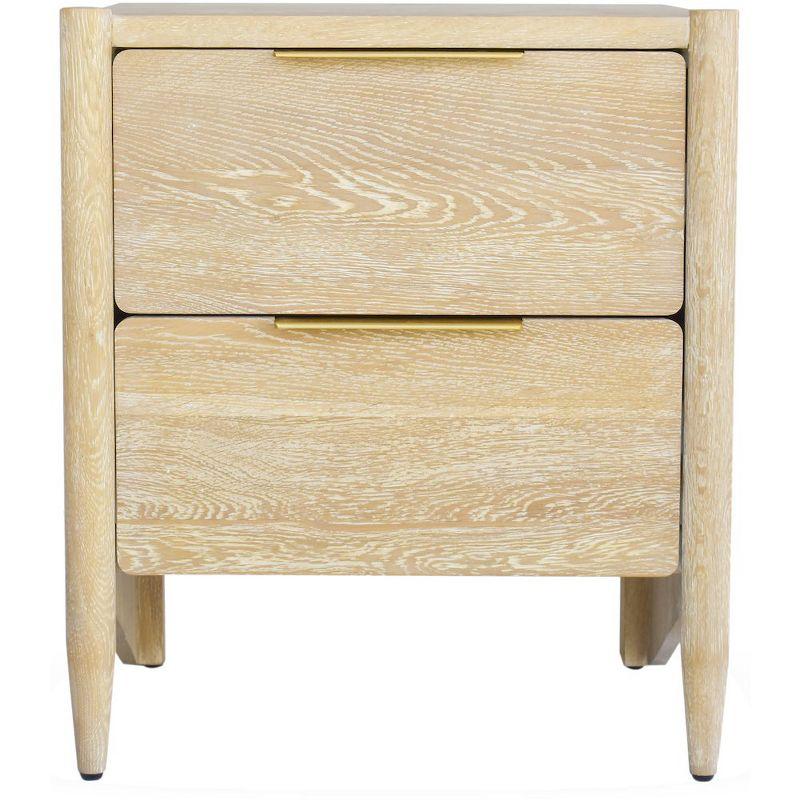 Meridian Furniture,Oakwood White Oak Nightstand