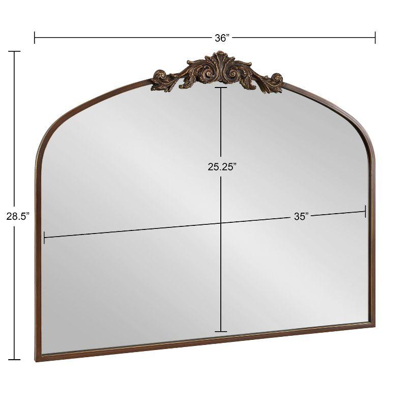 Kate and Laurel Arendahl Arch Mirror - Bronze, 36x29