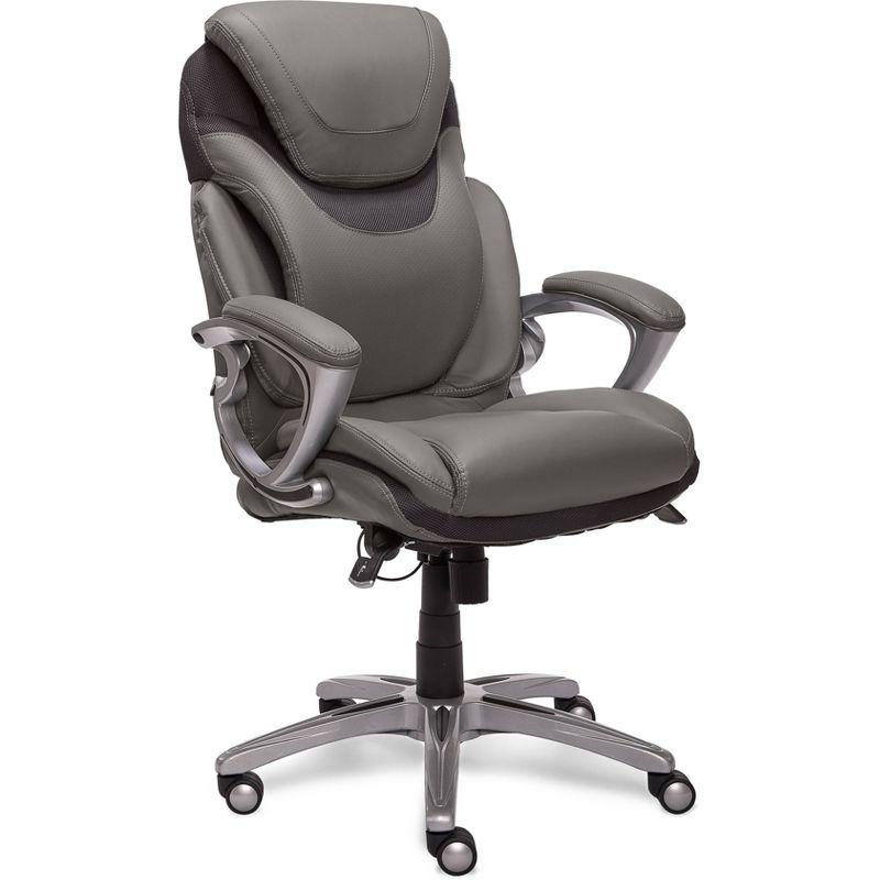 Serta Bryce Executive Office Chair with Patented AIR Lumbar Technology and Layered Body Pillows