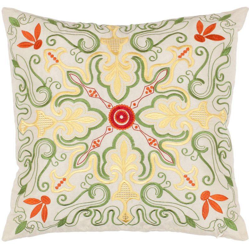 Safavieh Dean Embroidered Reversible Throw Pillow (Set of 2)