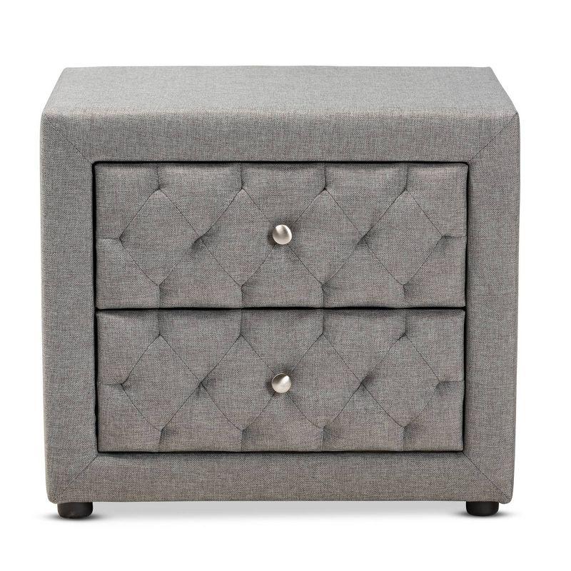 Lepine 2 - Drawer Wood Nightstand - Baxton Studio